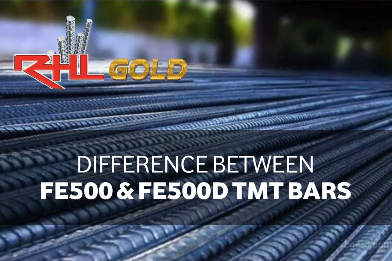 DIFFERENCE BETWEEN FE500 AND FE500D TMT BARS